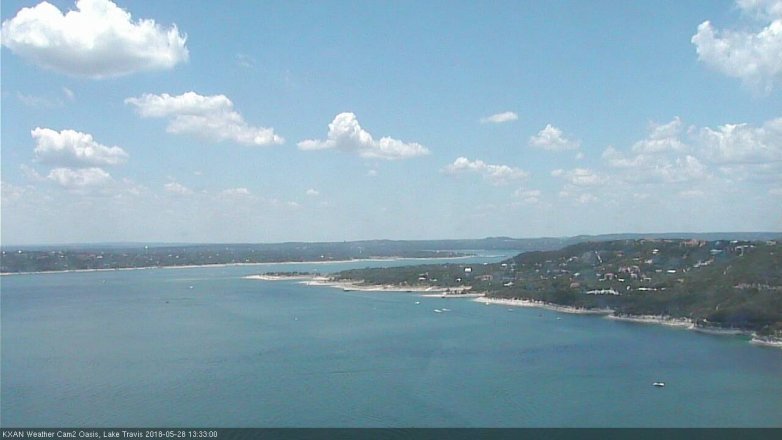 Lake Travis webcam, May 28, 2018 12:35 PM CT