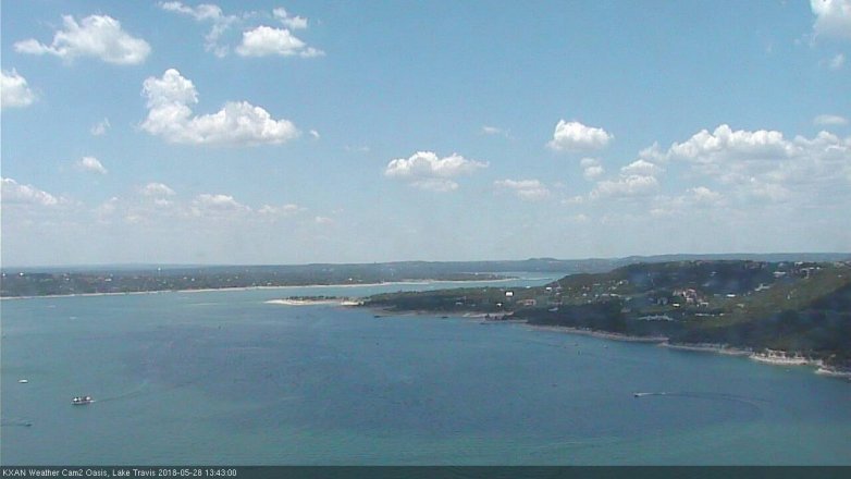 Lake Travis webcam, May 28, 2018 12:45 PM CT