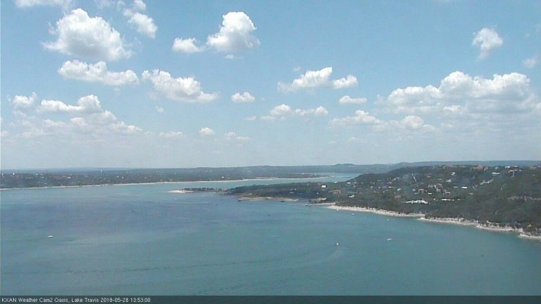 Lake Travis webcam, May 28, 2018 12:55 PM CT