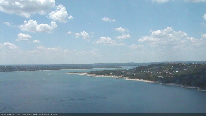 Lake Travis webcam, May 28, 2018 1:20 PM CT
