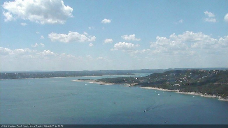 Lake Travis webcam, May 28, 2018 1:30 PM CT