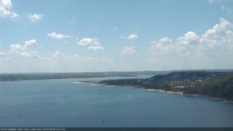 Lake Travis webcam, May 28, 2018 1:40 PM CT