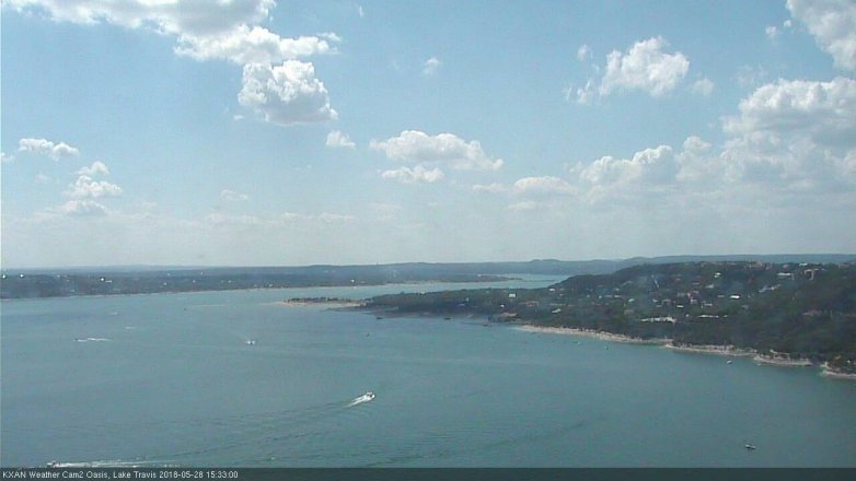 Lake Travis webcam, May 28, 2018 2:35 PM CT