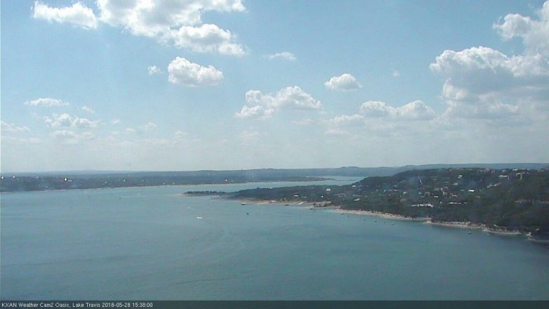 Lake Travis webcam, May 28, 2018 2:40 PM CT