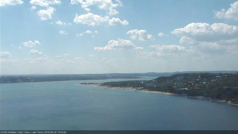 Lake Travis webcam, May 28, 2018 2:45 PM CT