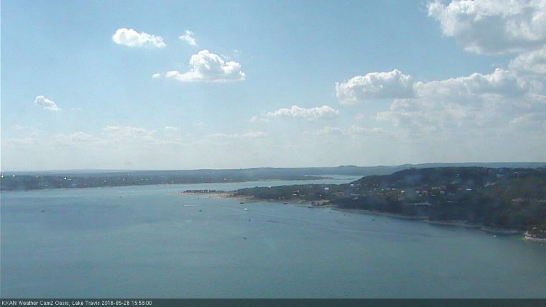 Lake Travis webcam, May 28, 2018 3:00 PM CT