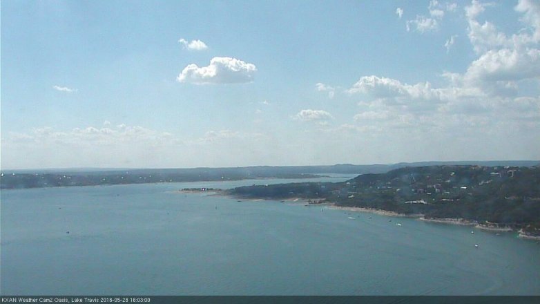 Lake Travis webcam, May 28, 2018 3:05 PM CT