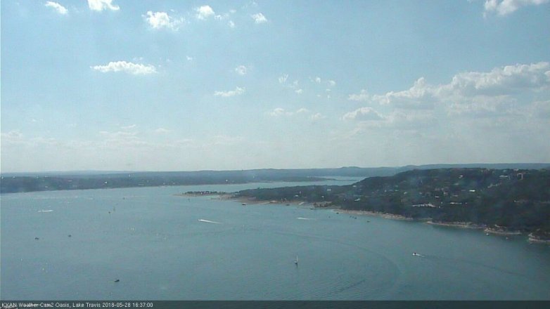 Lake Travis webcam, May 28, 2018 3:40 PM CT