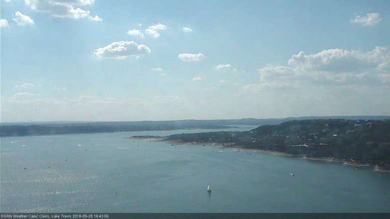 Lake Travis webcam, May 28, 2018 3:45 PM CT