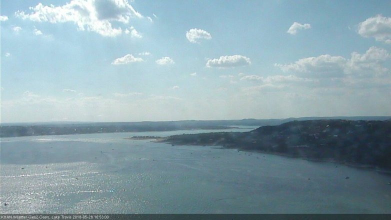 Lake Travis webcam, May 28, 2018 3:55 PM CT