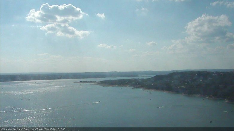 Lake Travis webcam, May 28, 2018 4:15 PM CT