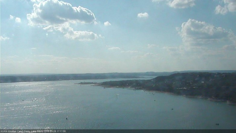 Lake Travis webcam, May 28, 2018 4:20 PM CT