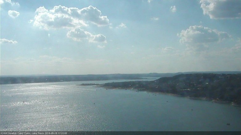 Lake Travis webcam, May 28, 2018 4:25 PM CT