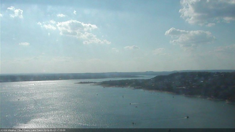 Lake Travis webcam, May 28, 2018 4:30 PM CT