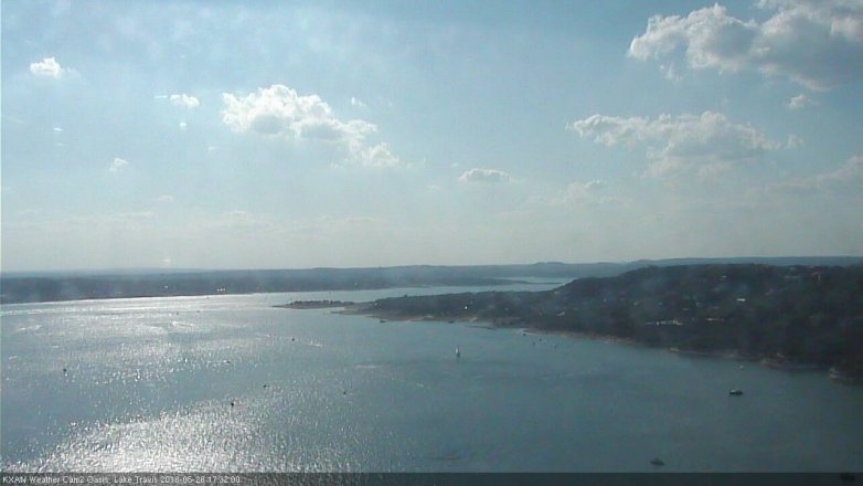 Lake Travis webcam, May 28, 2018 4:35 PM CT