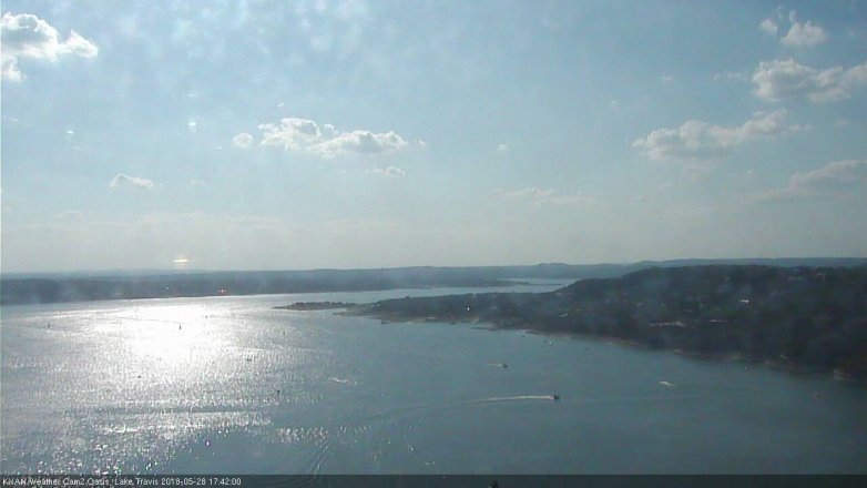 Lake Travis webcam, May 28, 2018 4:45 PM CT