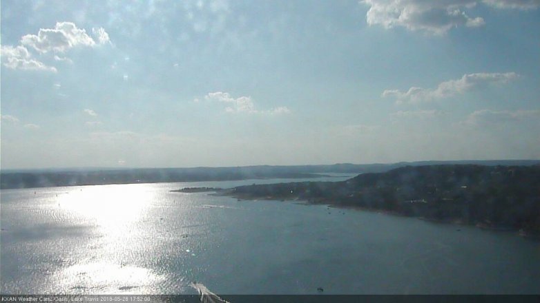 Lake Travis webcam, May 28, 2018 4:55 PM CT