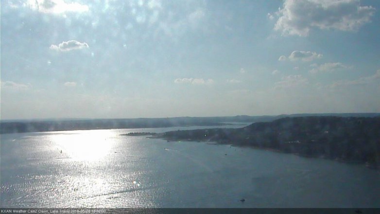 Lake Travis webcam, May 28, 2018 5:05 PM CT