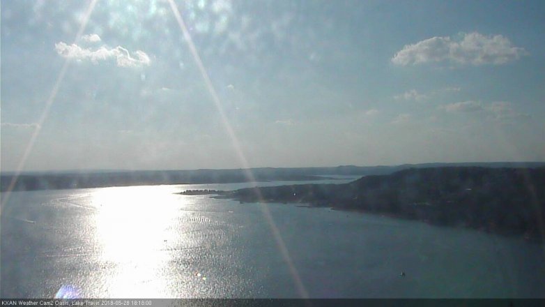 Lake Travis webcam, May 28, 2018 5:20 PM CT