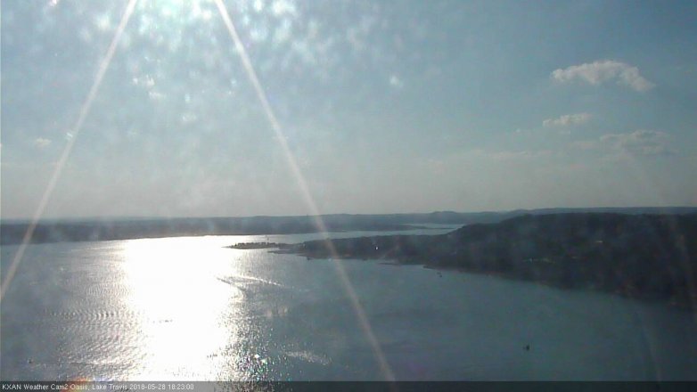 Lake Travis webcam, May 28, 2018 5:25 PM CT
