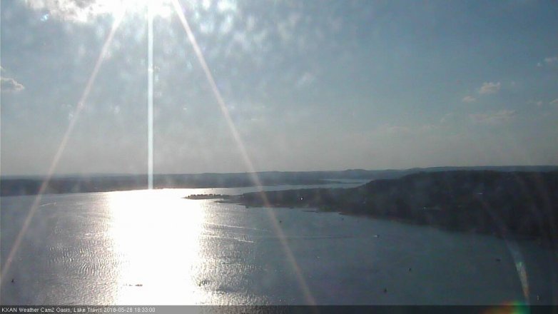 Lake Travis webcam, May 28, 2018 5:35 PM CT