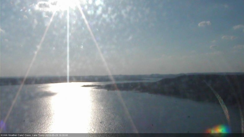 Lake Travis webcam, May 28, 2018 5:40 PM CT