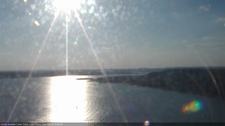 Lake Travis webcam, May 28, 2018 5:50 PM CT