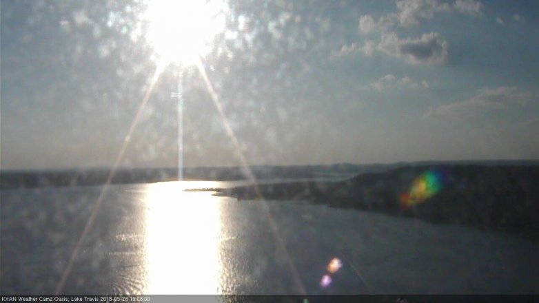 Lake Travis webcam, May 28, 2018 6:10 PM CT