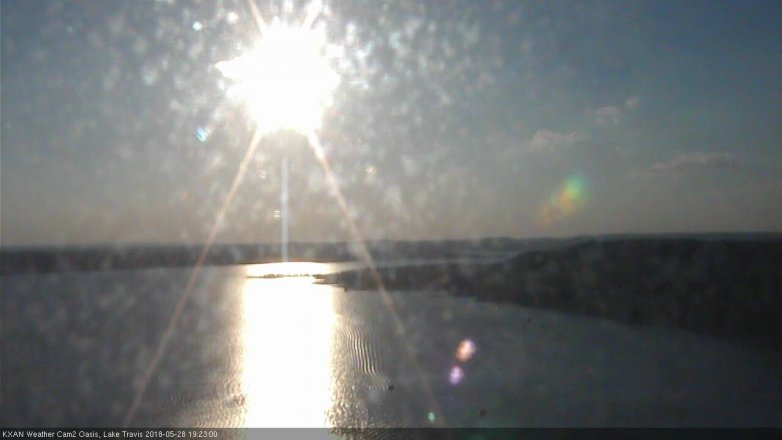 Lake Travis webcam, May 28, 2018 6:25 PM CT