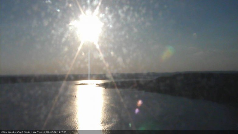 Lake Travis webcam, May 28, 2018 6:30 PM CT