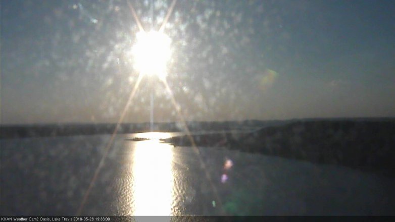Lake Travis webcam, May 28, 2018 6:35 PM CT