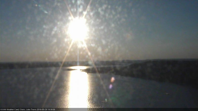 Lake Travis webcam, May 28, 2018 6:40 PM CT