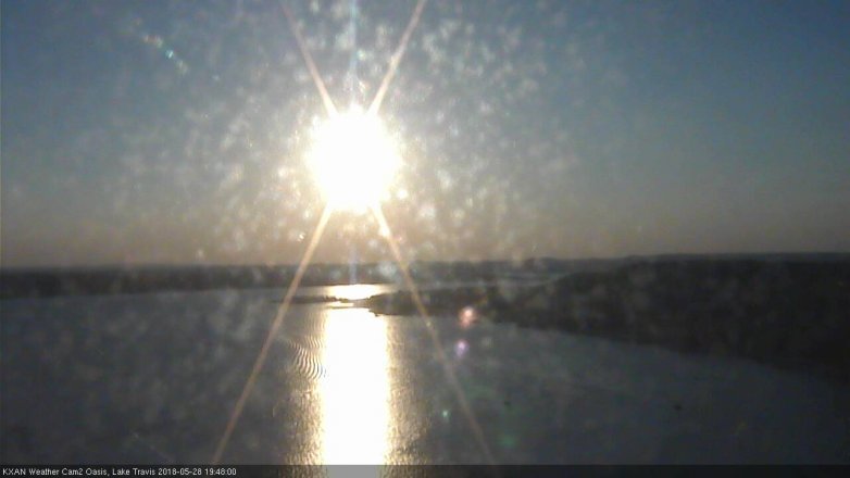 Lake Travis webcam, May 28, 2018 6:50 PM CT
