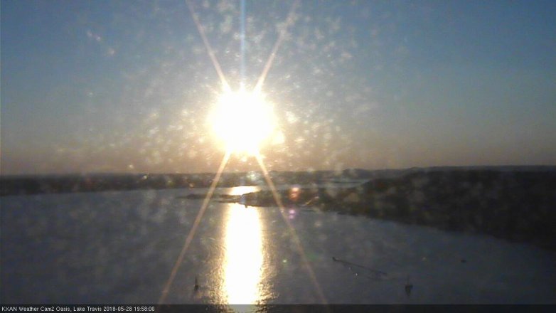 Lake Travis webcam, May 28, 2018 7:00 PM CT