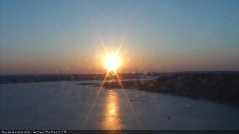 Lake Travis webcam, May 28, 2018 7:15 PM CT