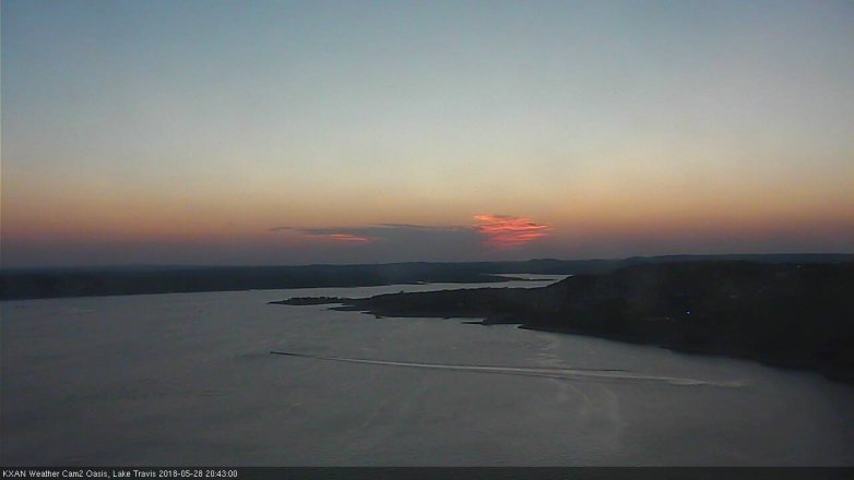 Lake Travis webcam, May 28, 2018 7:45 PM CT