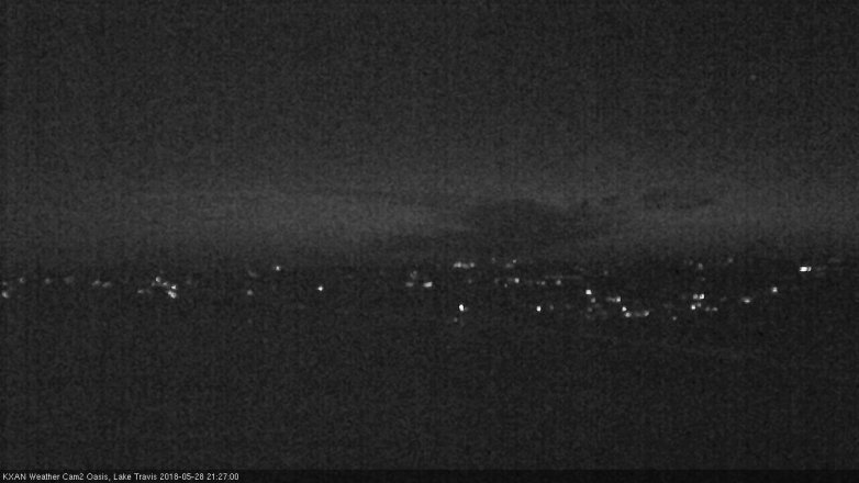 Lake Travis webcam, May 28, 2018 8:30 PM CT
