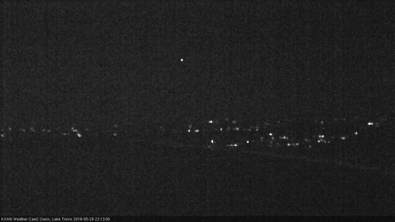 Lake Travis webcam, May 28, 2018 9:15 PM CT