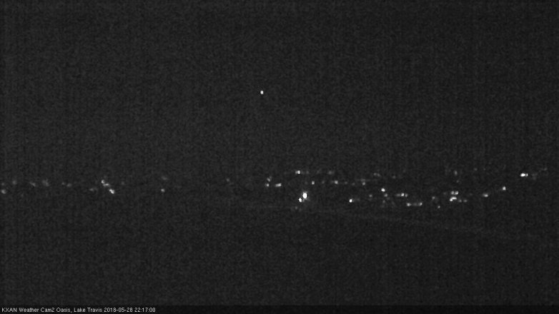 Lake Travis webcam, May 28, 2018 9:20 PM CT