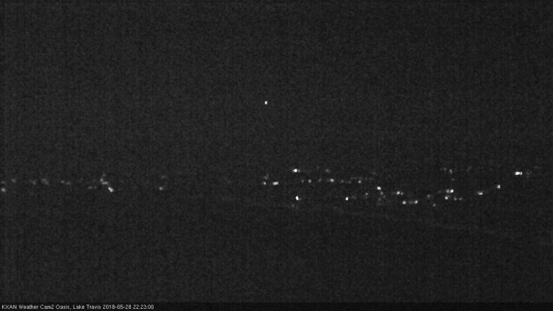 Lake Travis webcam, May 28, 2018 9:25 PM CT