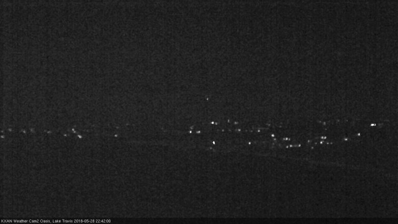 Lake Travis webcam, May 28, 2018 9:45 PM CT
