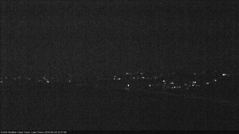 Lake Travis webcam, May 28, 2018 10:00 PM CT