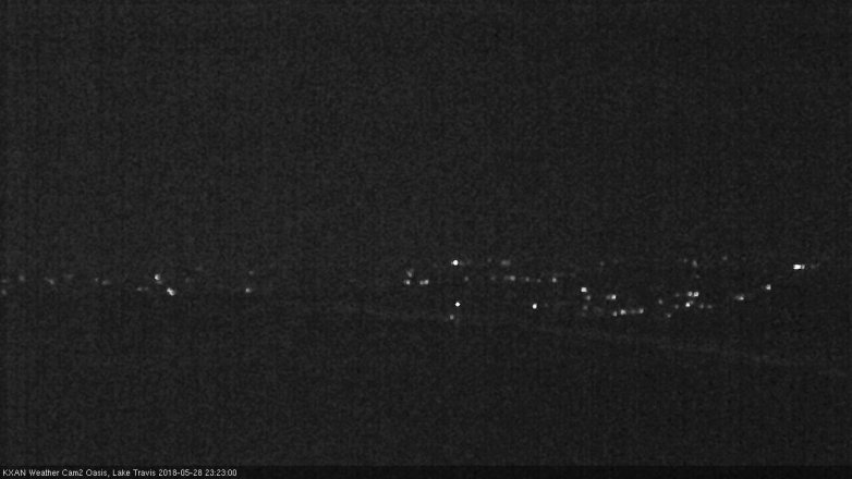 Lake Travis webcam, May 28, 2018 10:25 PM CT