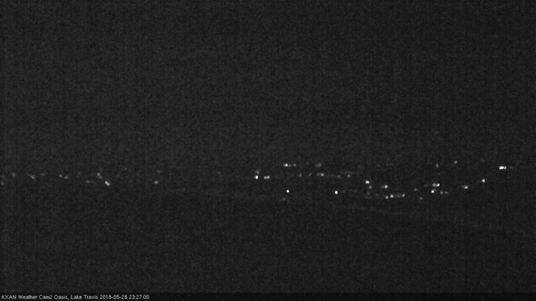 Lake Travis webcam, May 28, 2018 10:30 PM CT