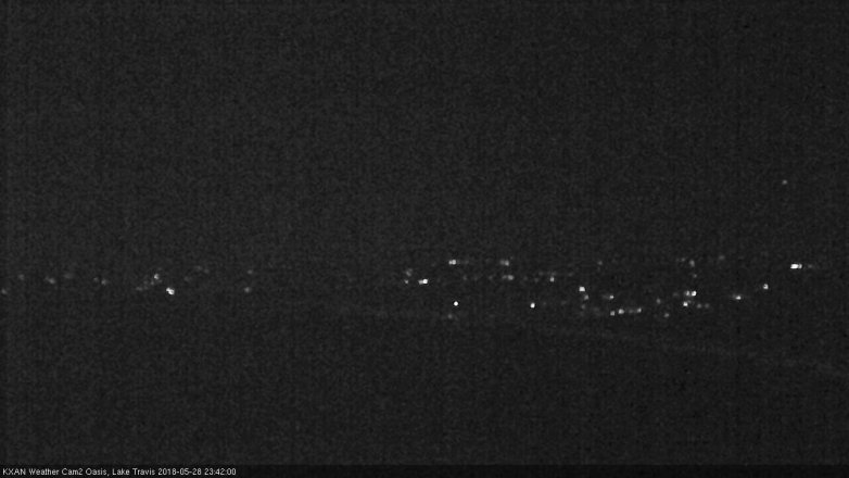 Lake Travis webcam, May 28, 2018 10:45 PM CT