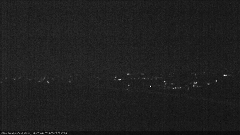 Lake Travis webcam, May 28, 2018 10:50 PM CT