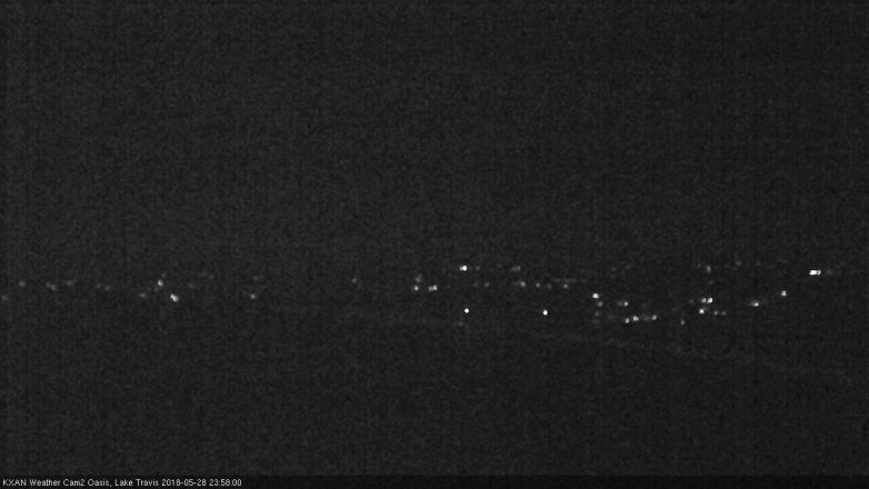Lake Travis webcam, May 28, 2018 11:00 PM CT