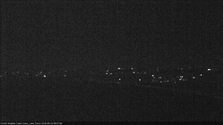 Lake Travis webcam, May 28, 2018 11:10 PM CT