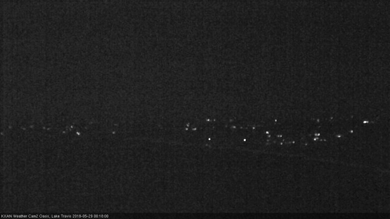 Lake Travis webcam, May 28, 2018 11:20 PM CT