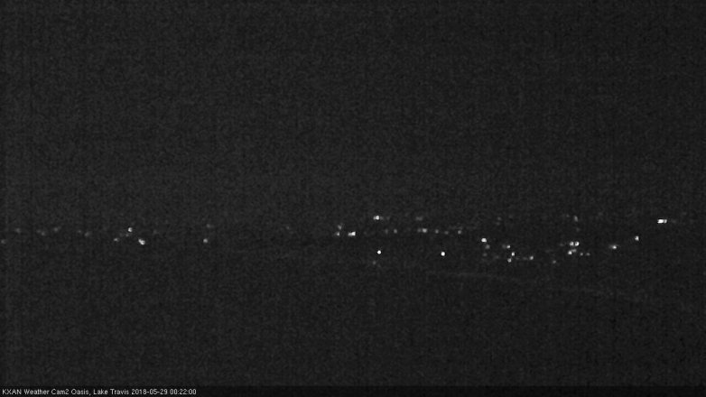 Lake Travis webcam, May 28, 2018 11:25 PM CT